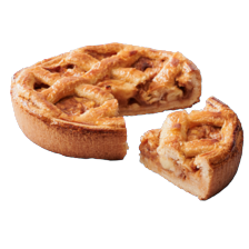 Verse ambachtelijke appeltaart